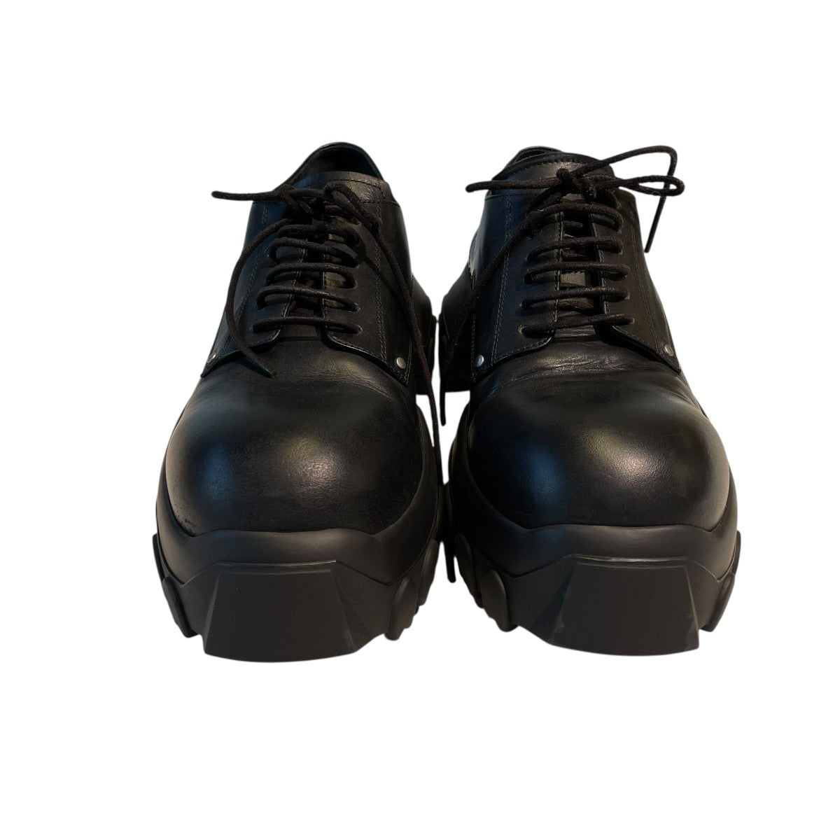 RICK OWENS(リックオウエンス) Lace Up Bozo Tractor Low Shoesレザー
