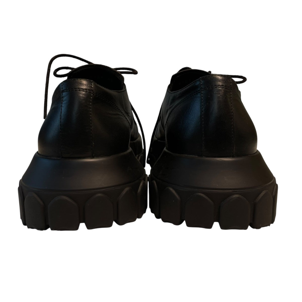 Rickowens bozo tractor サイズ42 RICK OWENS(リックオウエンス) Lace Up Bozo Tractor Low Shoesレザー