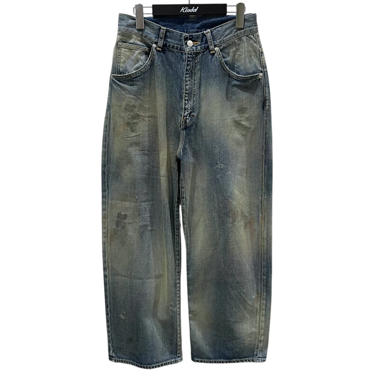 パンツ ANCELLM ANC-PT93-A 25AW ANCELLM(アンセルム) 25AW 加工デニムパンツ #01 AGING01 ANC-PT93-A
