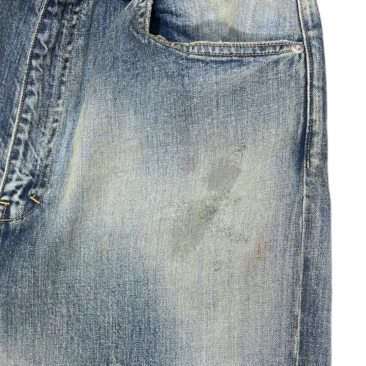パンツ ANCELLM ANC-PT93-A 25AW ANCELLM(アンセルム) 25AW 加工デニムパンツ #01 AGING01 ANC-PT93-A