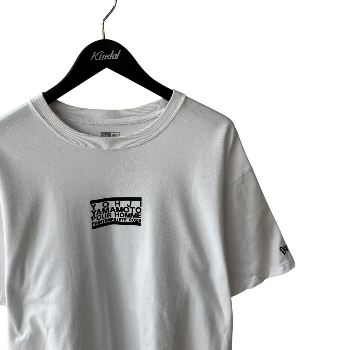 New Era×Yohji Yamamoto pour homme ERASER LOGOTシャツHJ-T93-282 古着・中古-3枚目のアイテム画像