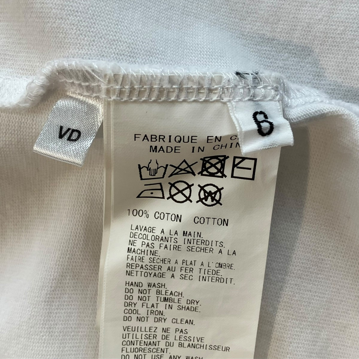 New Era×Yohji Yamamoto pour homme ERASER LOGOTシャツHJ-T93-282 古着・中古-5枚目のアイテム画像