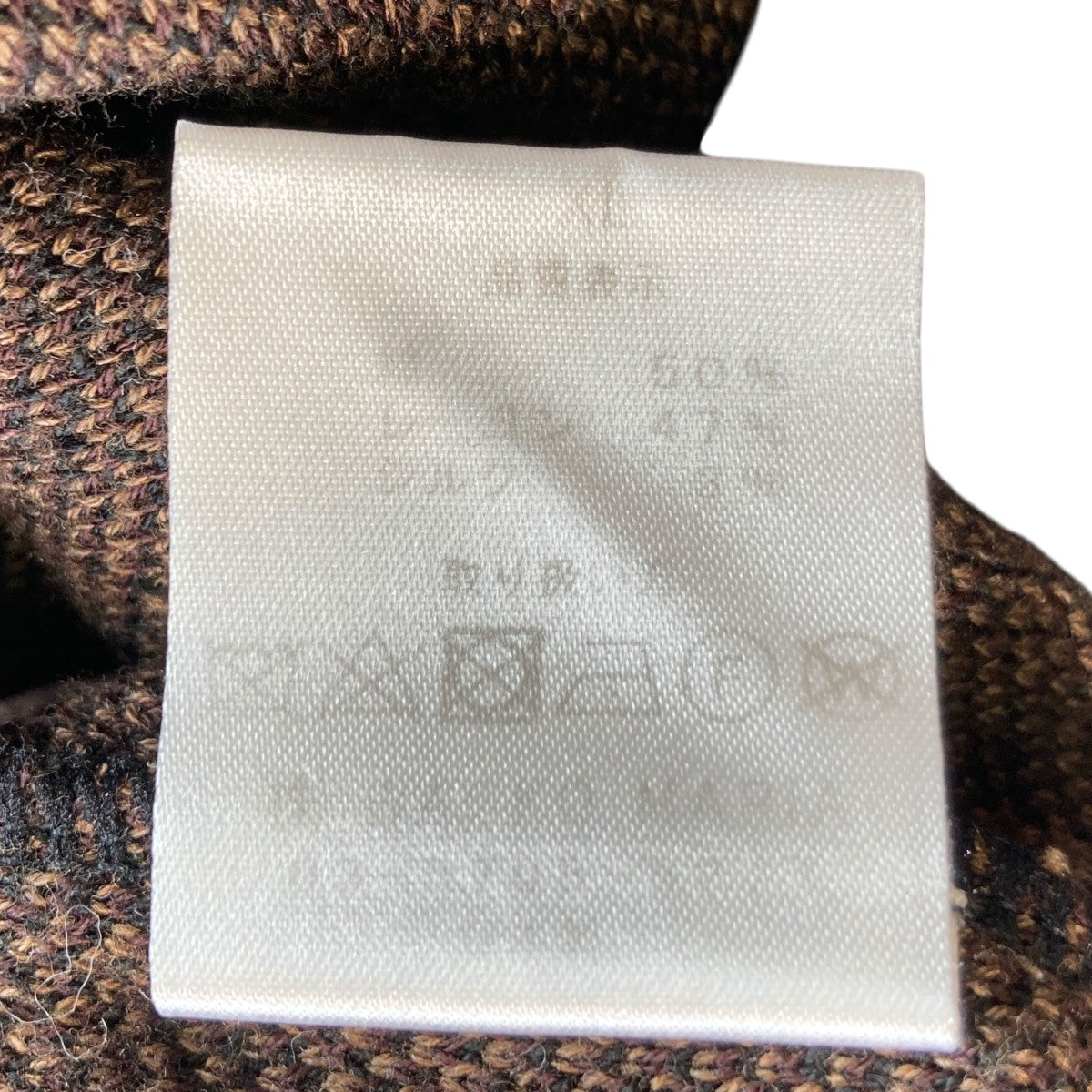 WACKO MARIA 23SSLEOPARD KNIT JACQUARD SHIRT総柄半袖ニットトップス 古着・中古-4枚目のアイテム画像