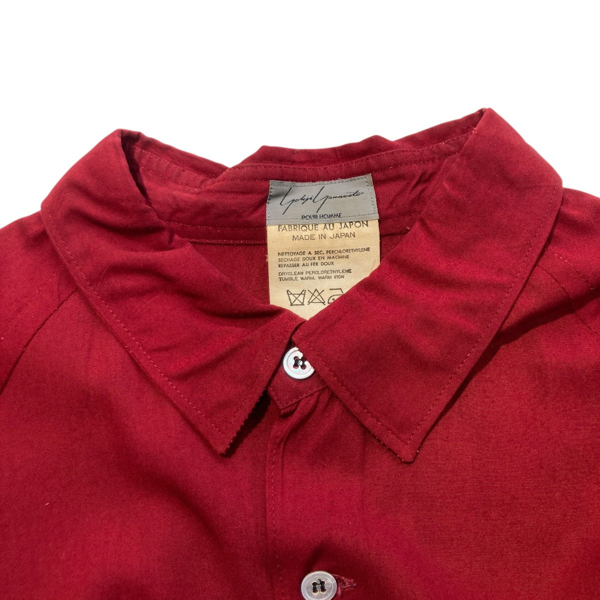 Yohji Yamamoto pour homme(ヨウジヤマモトプールオム) シャツ レッド