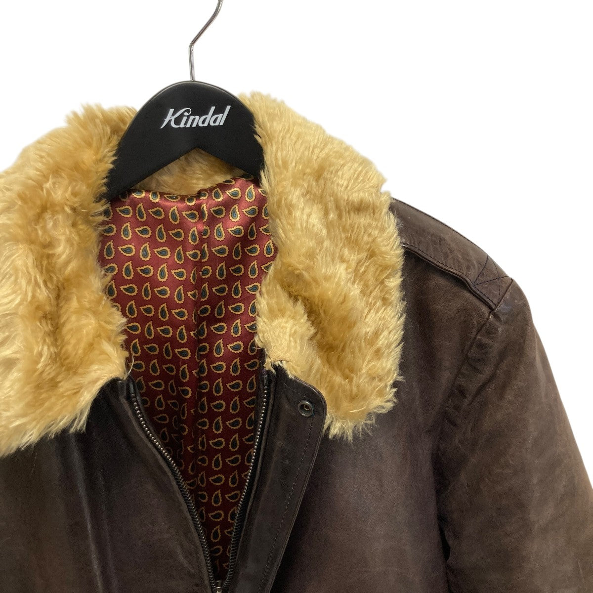 NUMBER (N)INE(ナンバーナイン) 03AWダウンファーレザーフライト