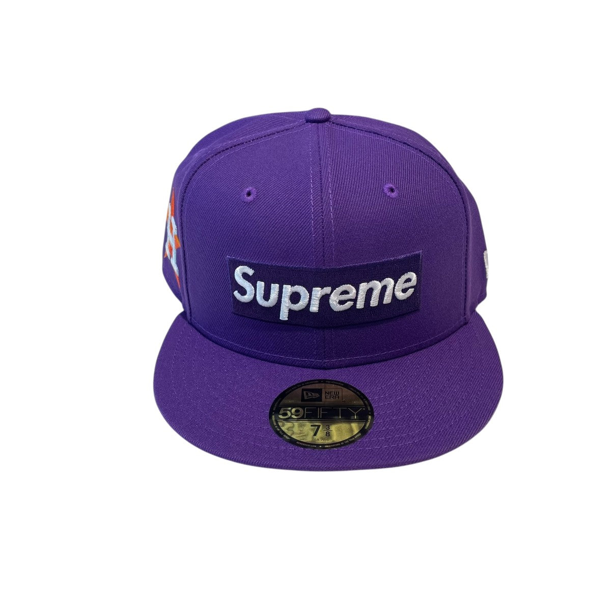 Supreme×New Era 25AWMLB TEAMS BOX LOGOキャップ パープル サイズ 7 3