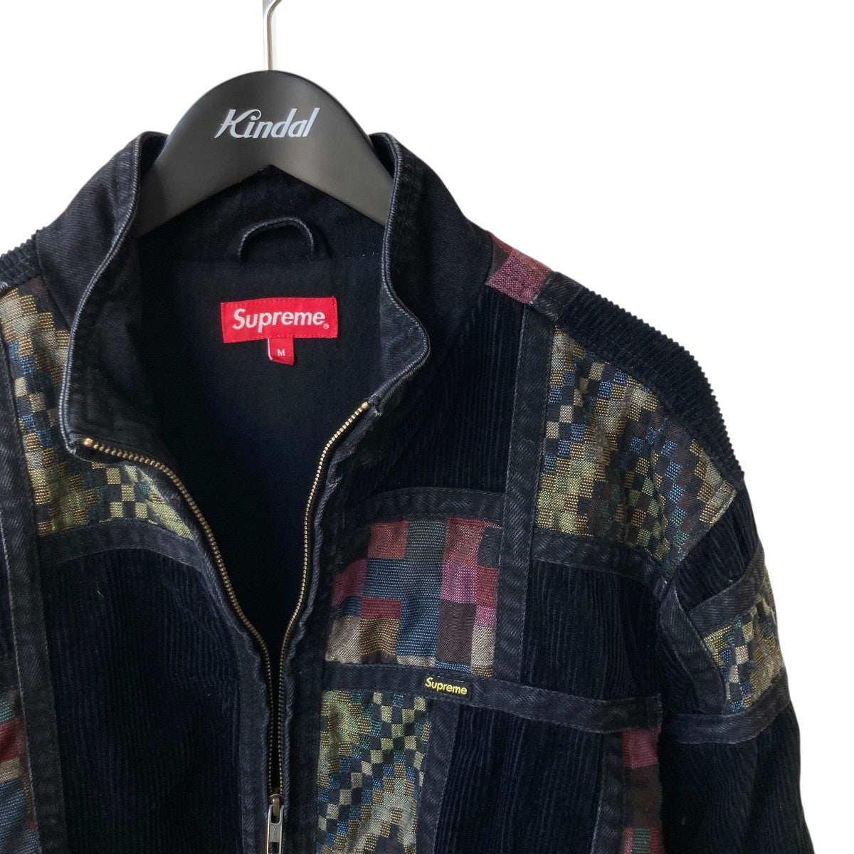 ジャケット・アウター Supreme Corduroy Patchwork DenimJacket M Supreme(シュプリーム) Corduroy Patchwork Denim Jacketブルゾン