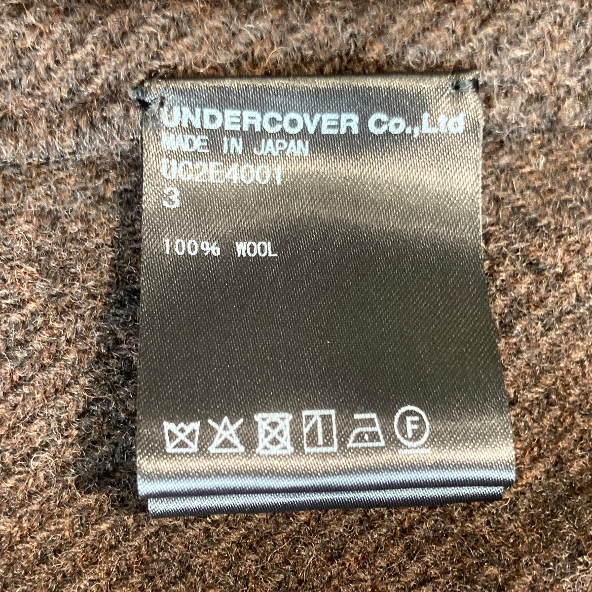 UNDER COVER 初期（one and only）ブラック ベスト UNDER COVER 初期（one and only）ブラック ベスト