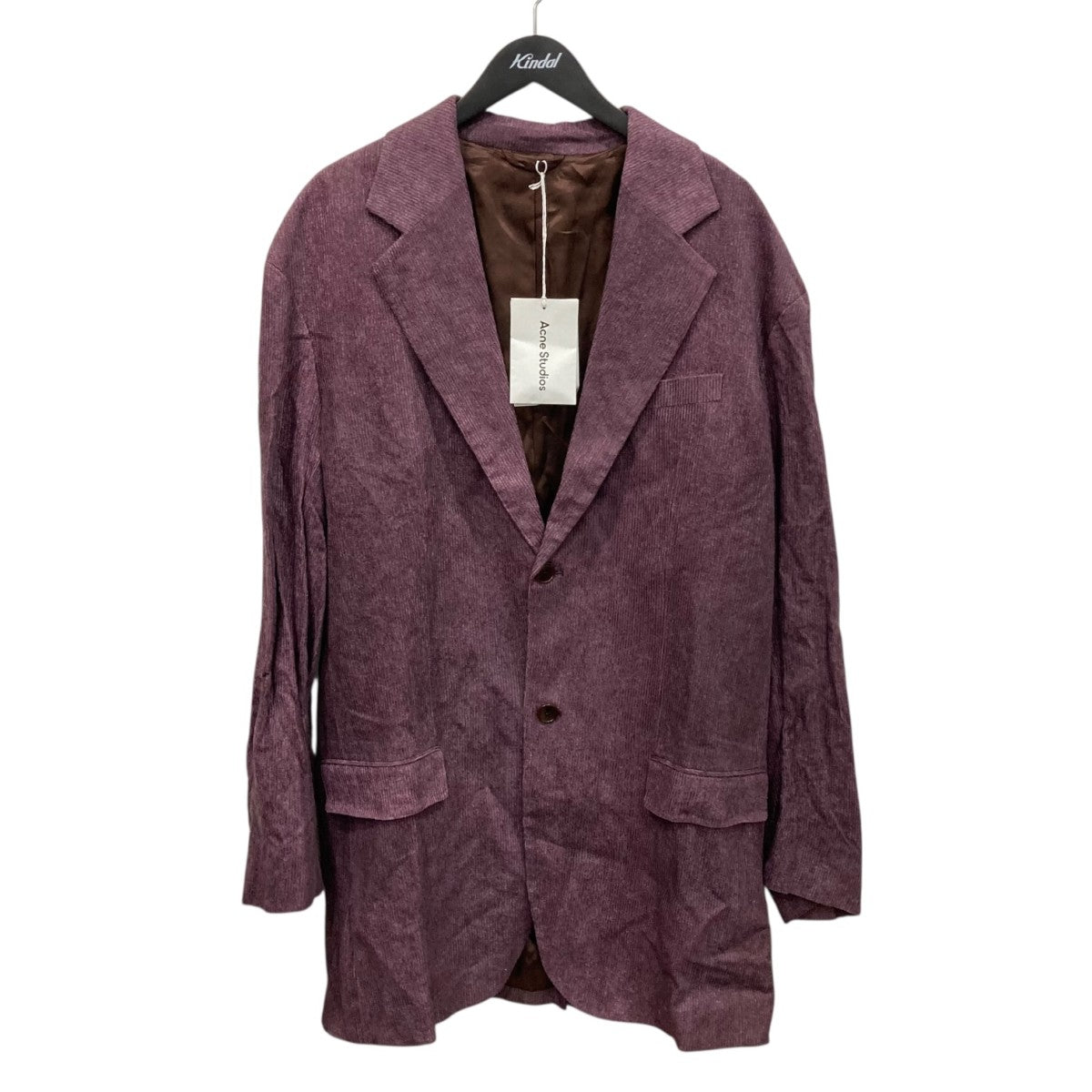 ACNE STUDIOS Single-breasted corduroy jacket2BジャケットFN-MN-SUIT000277/bh0166 古着・中古-1枚目のアイテム画像