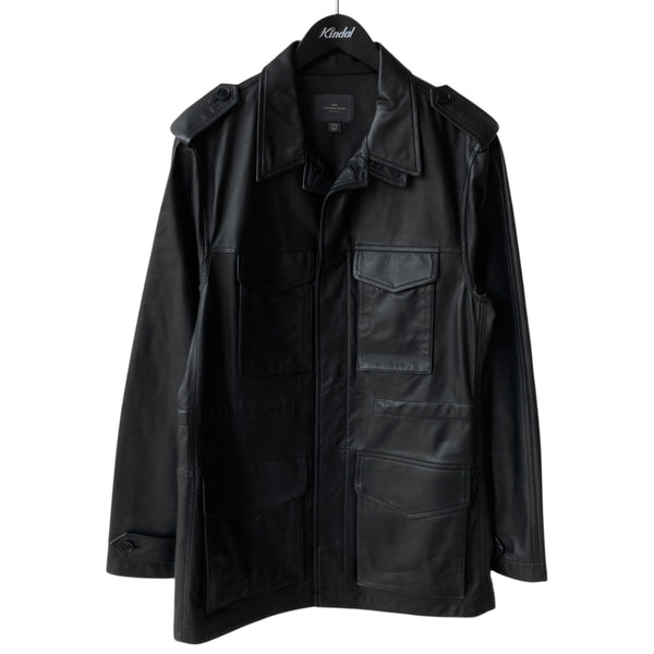 ZARA(ザラ) x STEFANO PILATIレザージャケット ブラック サイズ S