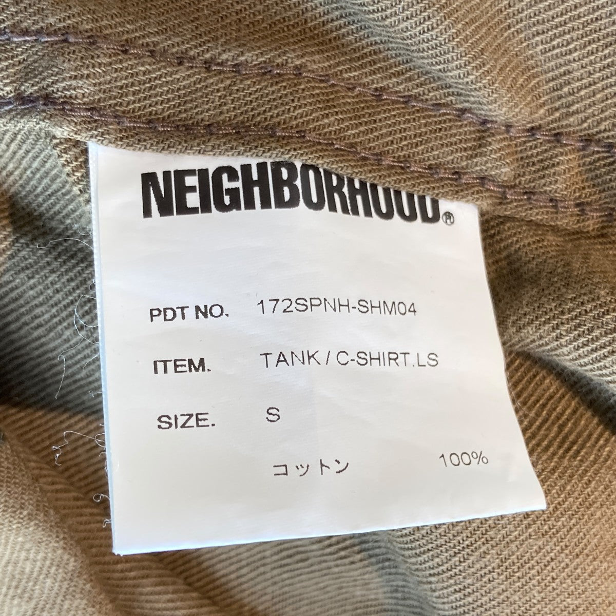 NEIGHBORHOOD 17AWTANK／C-SHIRT．LSシャツ172SPNH-SHM04 古着・中古-5枚目のアイテム画像