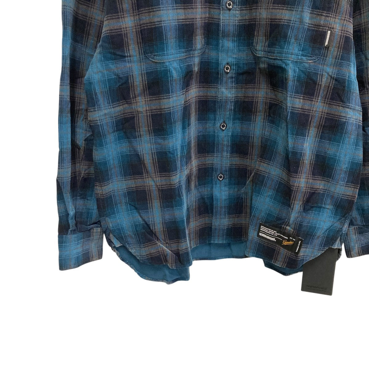 NEIGHBORHOOD 25AWCORDUROY CHECK SHIRT LSチェックシャツ252TSNH-SHM07 古着・中古-4枚目のアイテム画像
