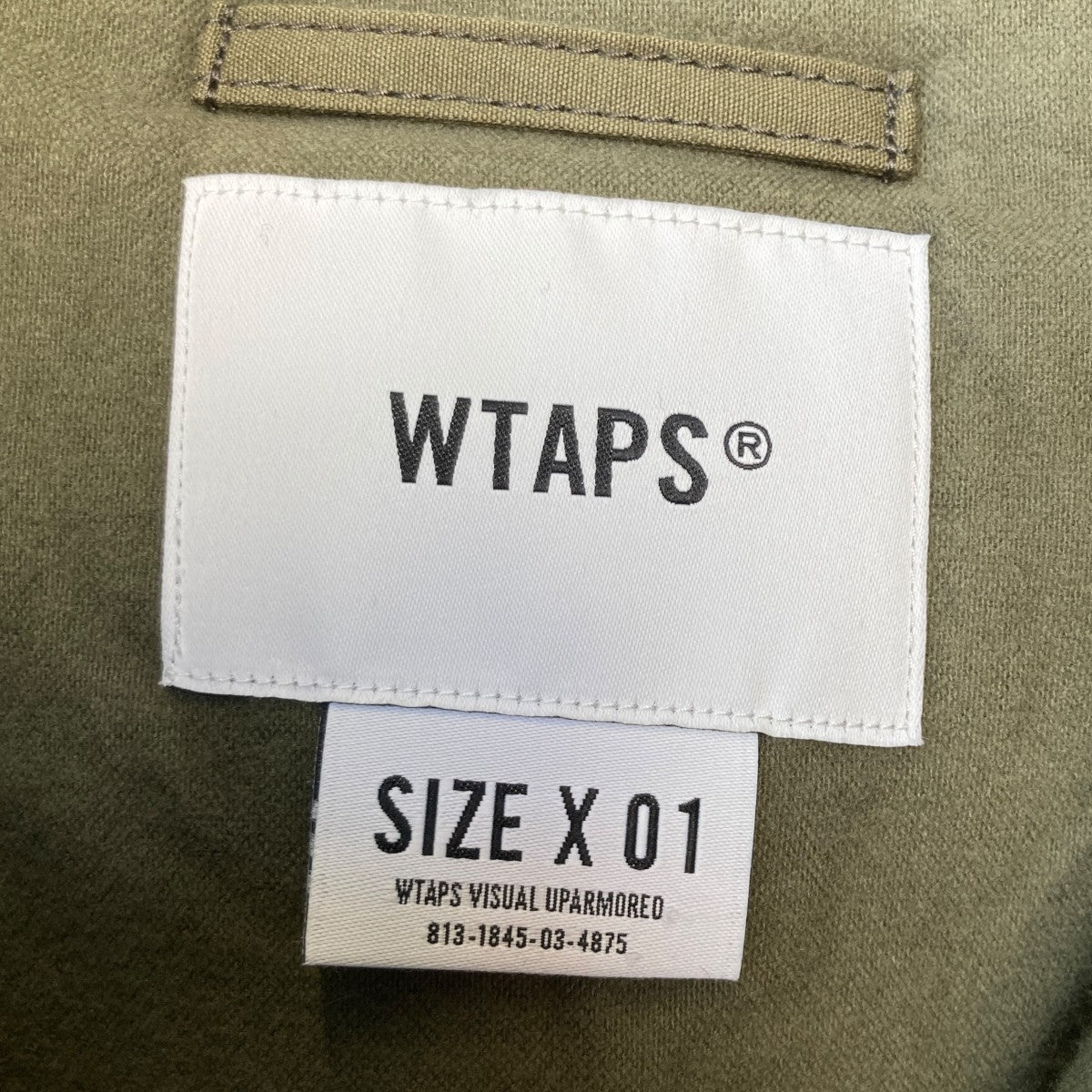 WTAPS PUFF D00M JACKET COTTON． WEATHER中綿ジップアップジャケット252TQDT-JKM01 古着・中古-6枚目のアイテム画像