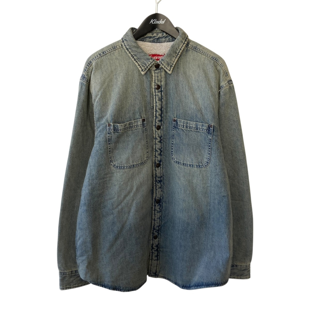 24AWFaux Shearling Lined Work Shirtデニムジャケット