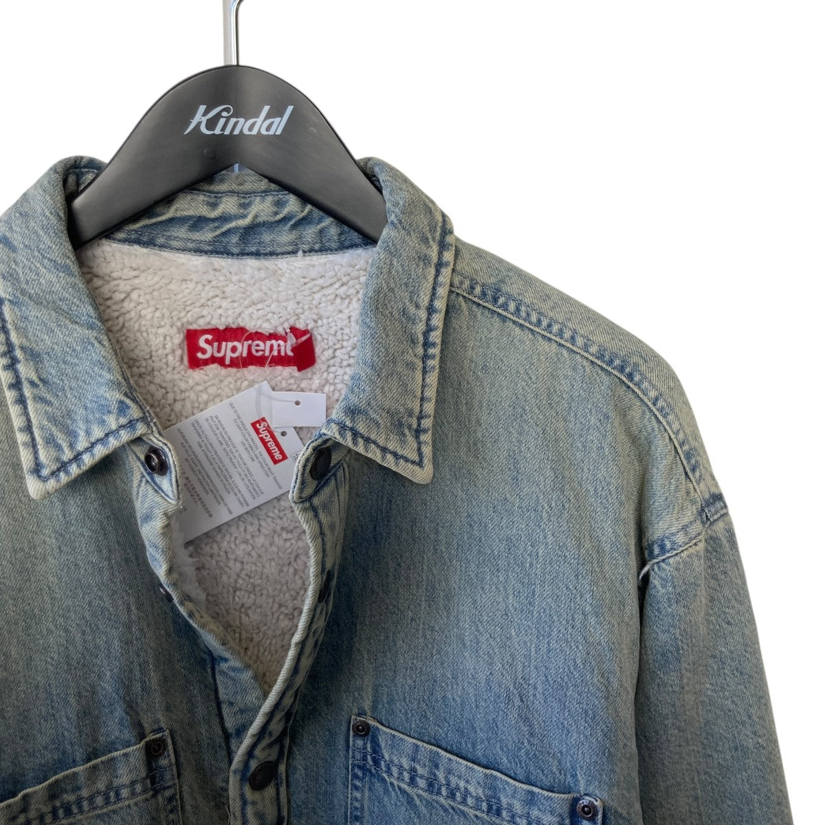 24AWFaux Shearling Lined Work Shirtデニムジャケット
