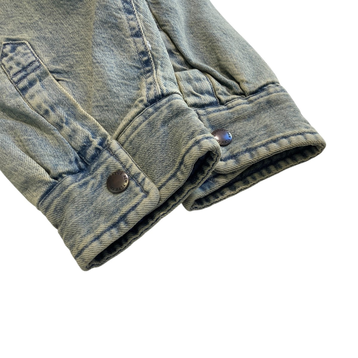 24AWFaux Shearling Lined Work Shirtデニムジャケット