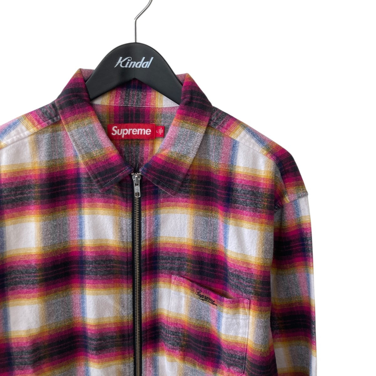 Supreme(シュプリーム) 24SSShadow Plaid Flannel Zip Up Shirtジップ