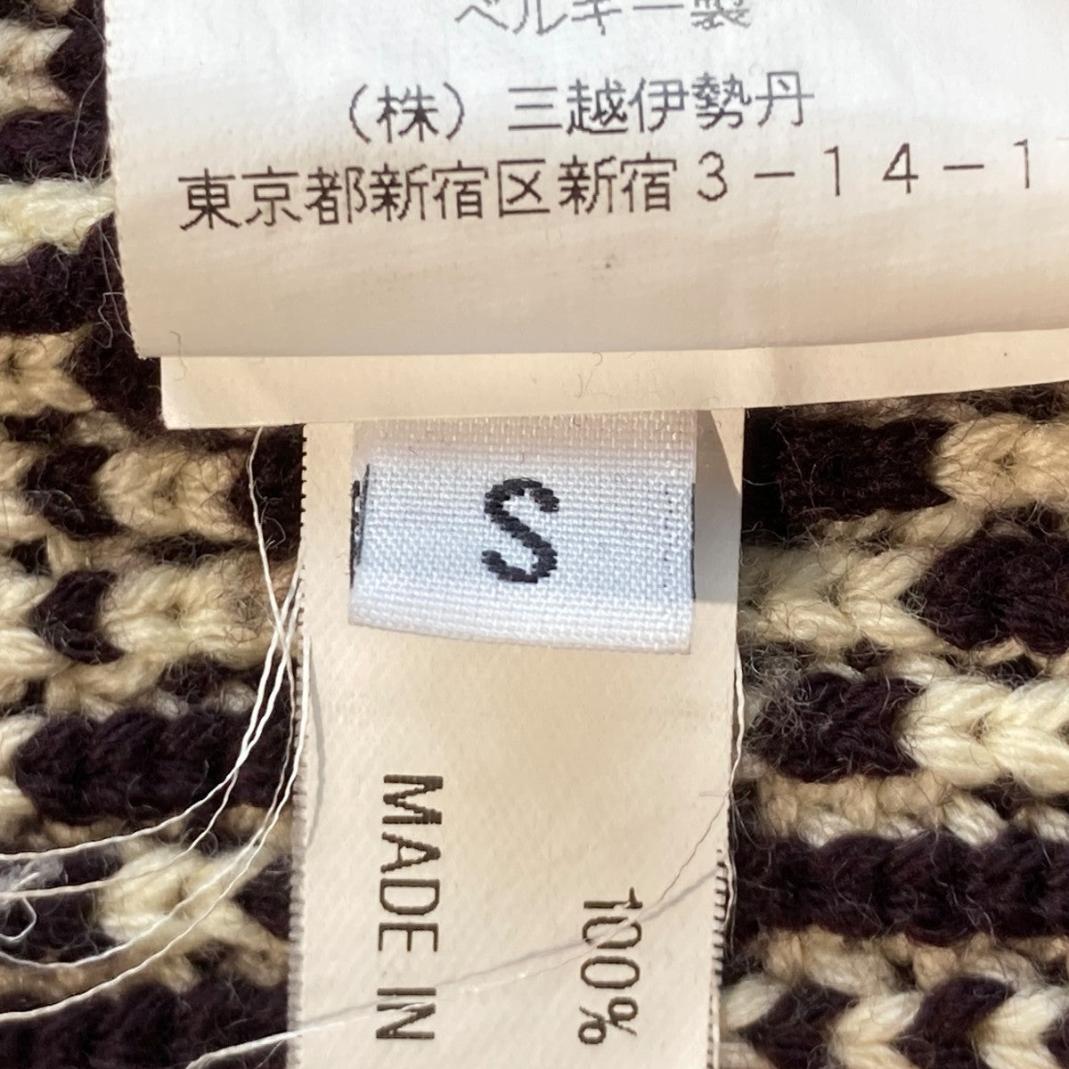 kusenov crew neckウールニット