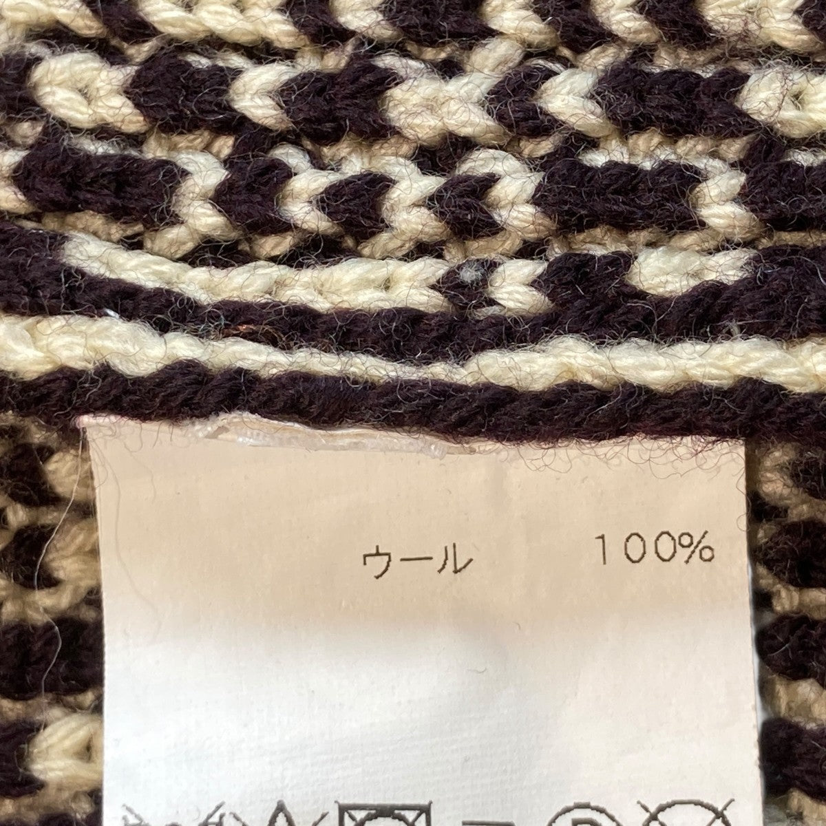 kusenov crew neckウールニット