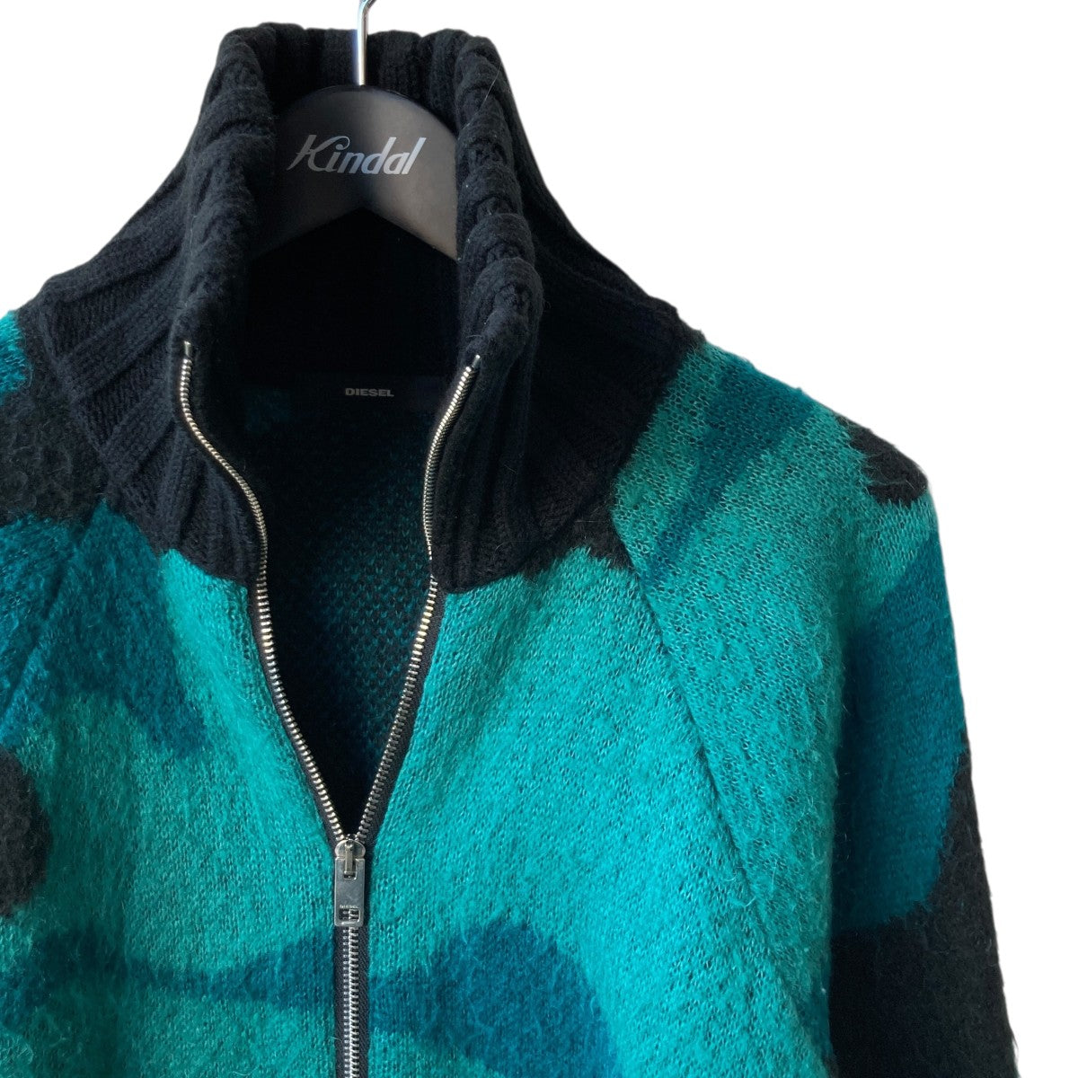 DIESEL ジップニットジャケット 古着・中古-3枚目のアイテム画像