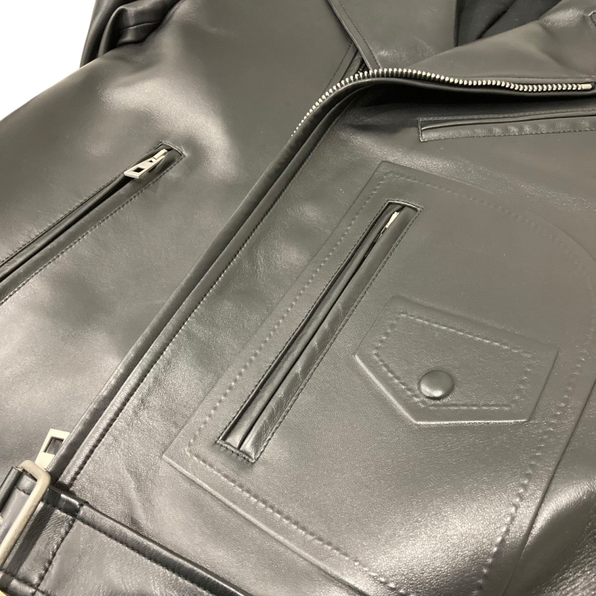 LOEWE(ロエベ) ナッパラムスキンレザーライダースジャケット1727273