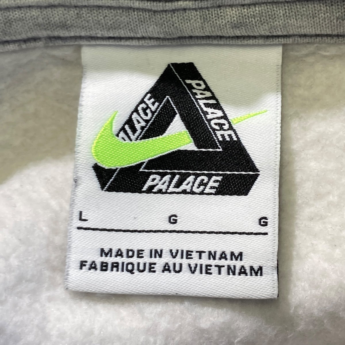 PALACE×NIKE PALACE NIKE TRI SWOOSH HOODパーカー ライトグレー