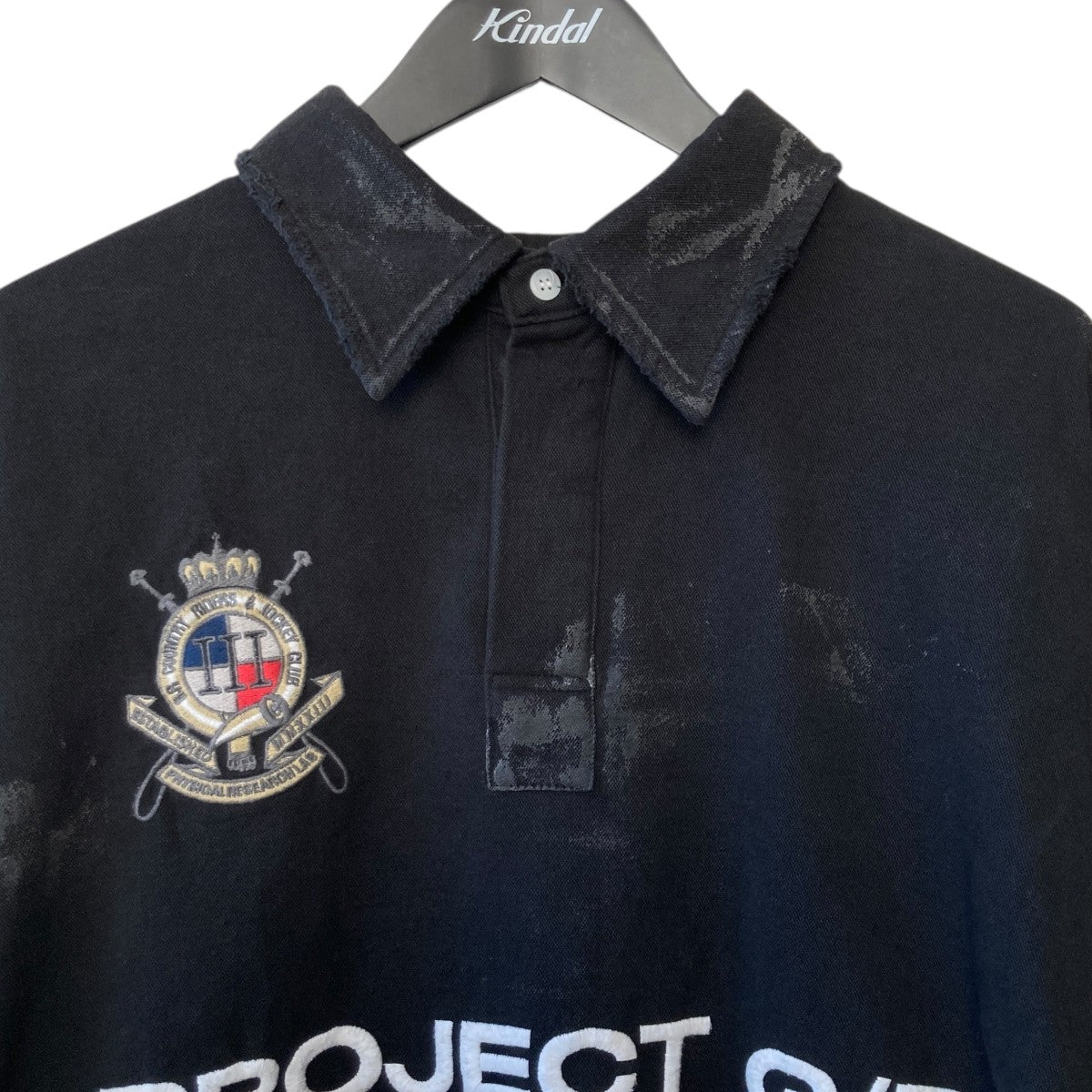 トップス Project G/R Polo Parody Shirts PROJECT G／R(プロジェクト ジーアール) Polo Parody Shirts加工 長袖