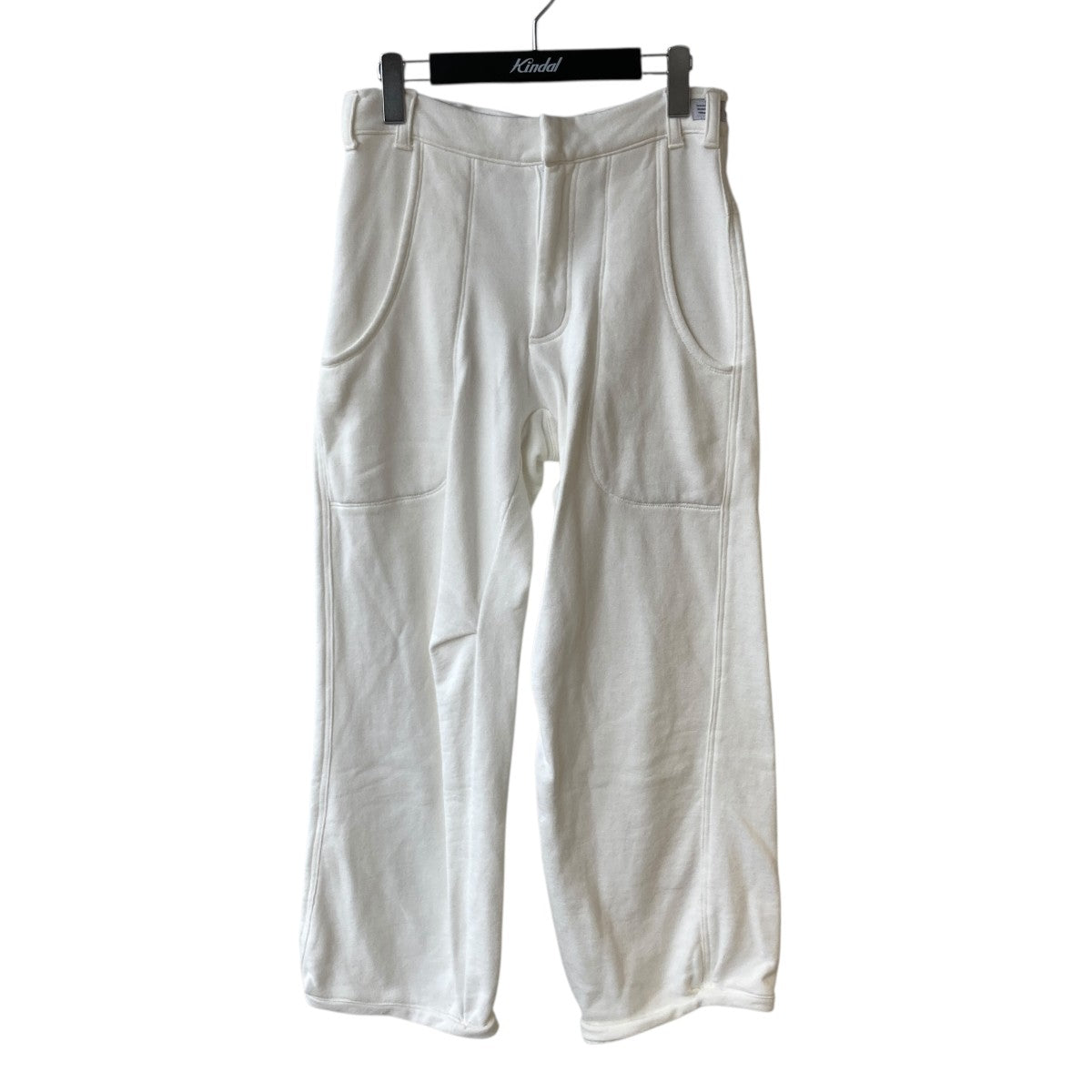 whatYrrfeel Knee tuck sweat pantsイージーパンツ 古着・中古-1枚目のアイテム画像