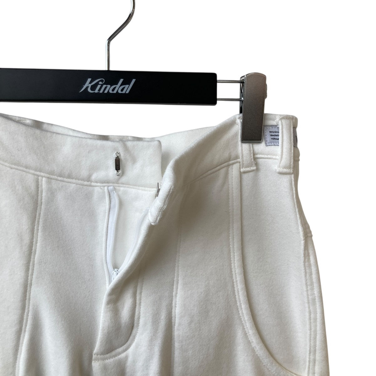 whatYrrfeel Knee tuck sweat pantsイージーパンツ 古着・中古-3枚目のアイテム画像