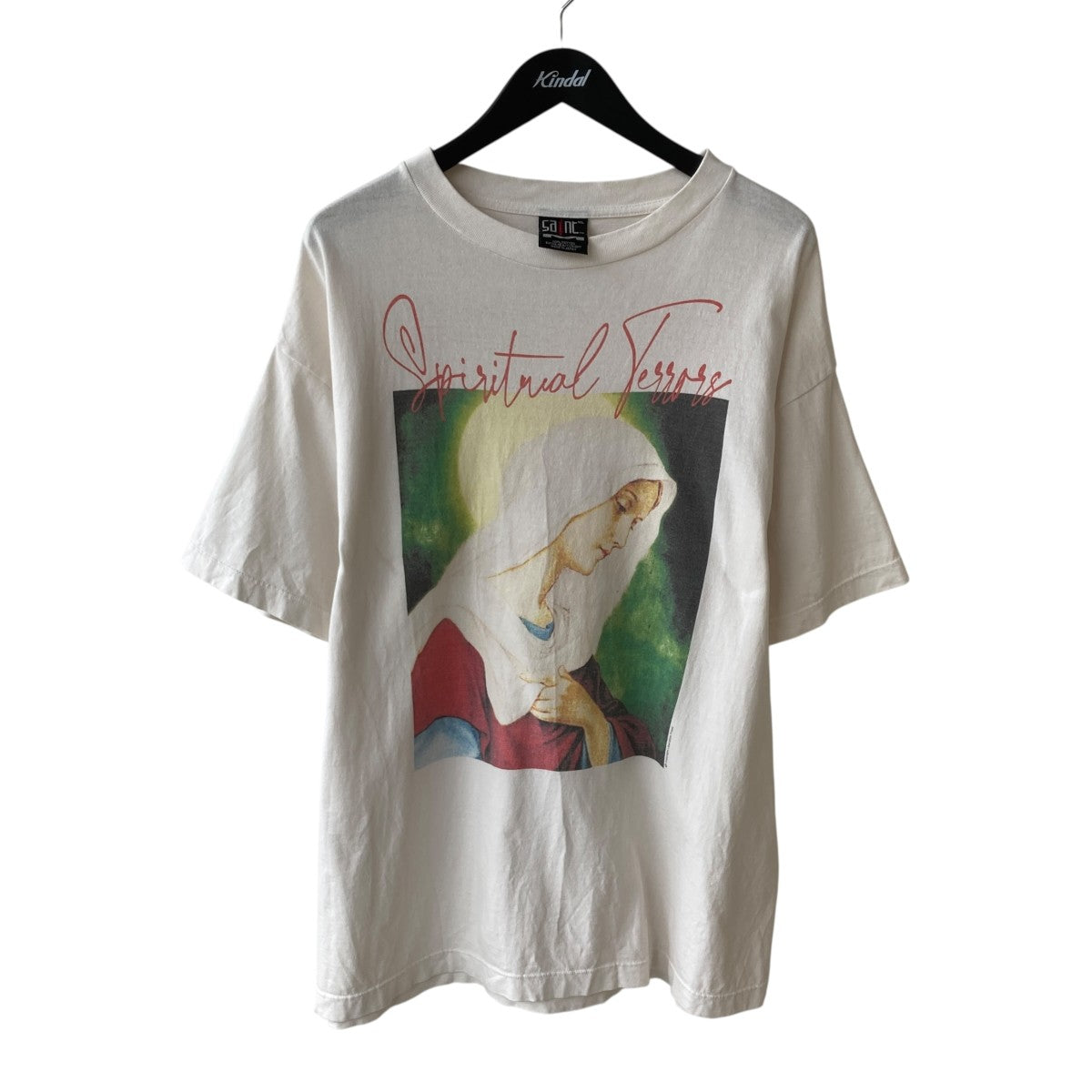 SAINT MICHAEL 22AWSS TEE／ SPIRITUL MARIA半袖TシャツSM-A22-0000-008 古着・中古-1枚目のアイテム画像