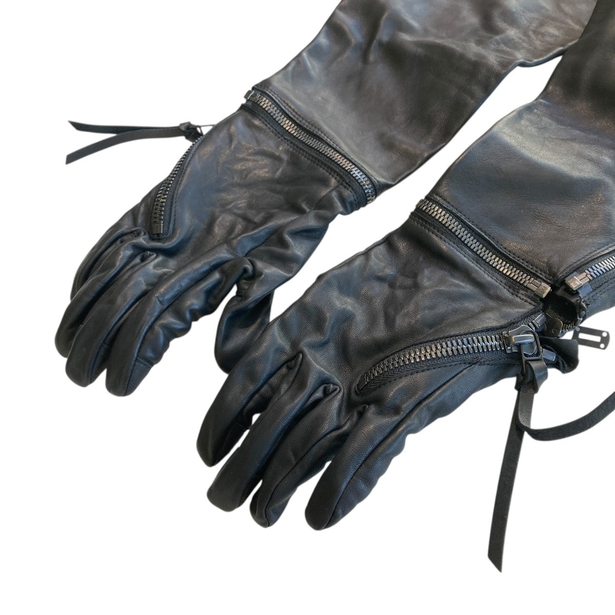 D．HYGEN×THE VIRIDI-ANNE Horse Leather Long Gloveレザーロング