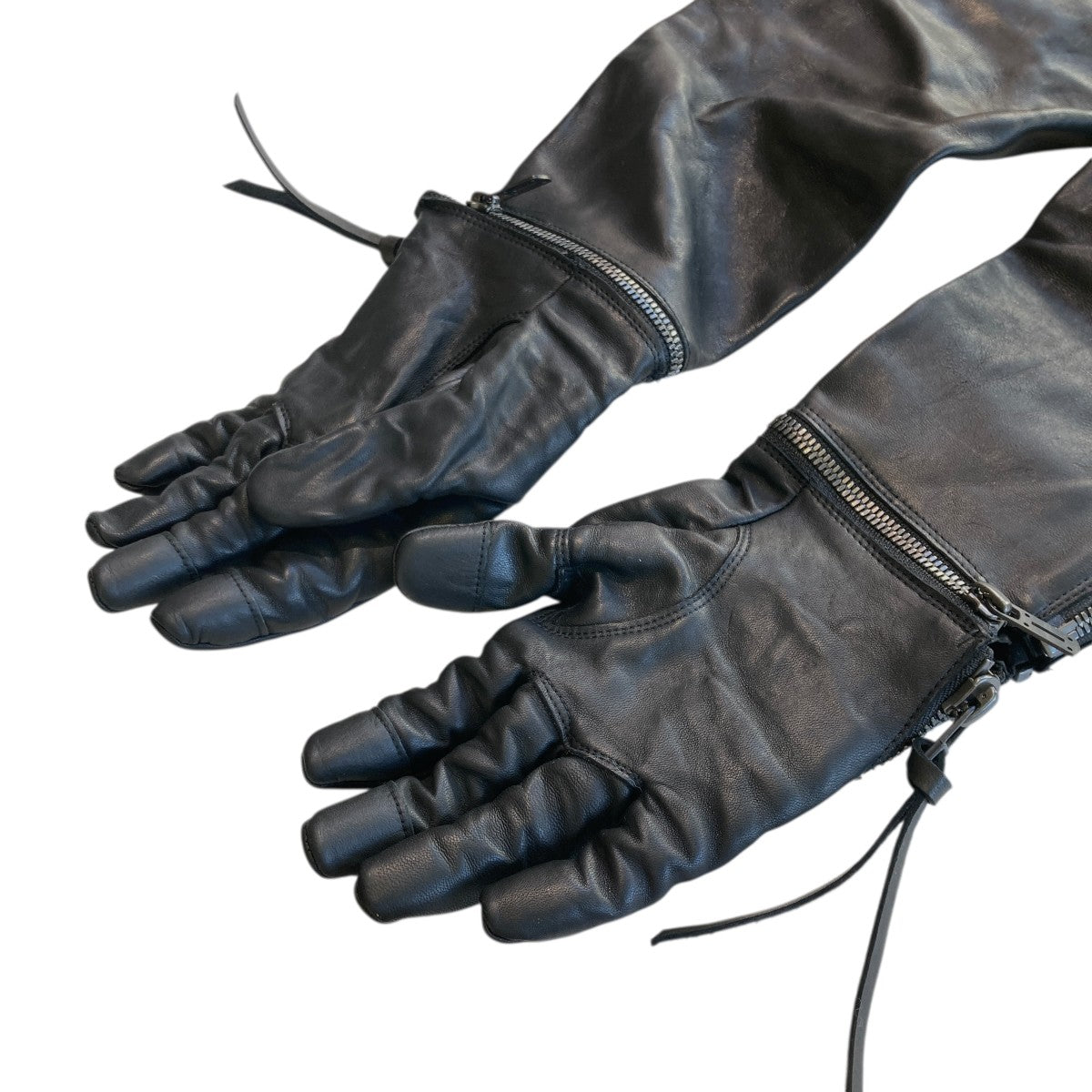 D．HYGEN×THE VIRIDI-ANNE Horse Leather Long Gloveレザーロング