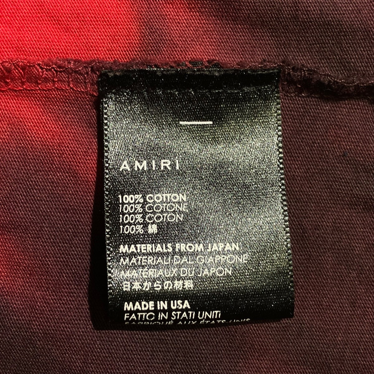 AMIRI ハートTシャツ 古着・中古-6枚目のアイテム画像
