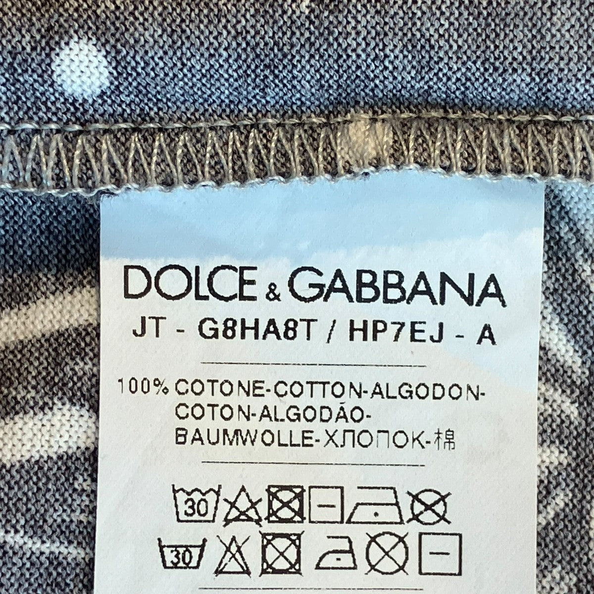 DOLCE ＆ GABBANA TシャツG8HA8T 古着・中古-6枚目のアイテム画像