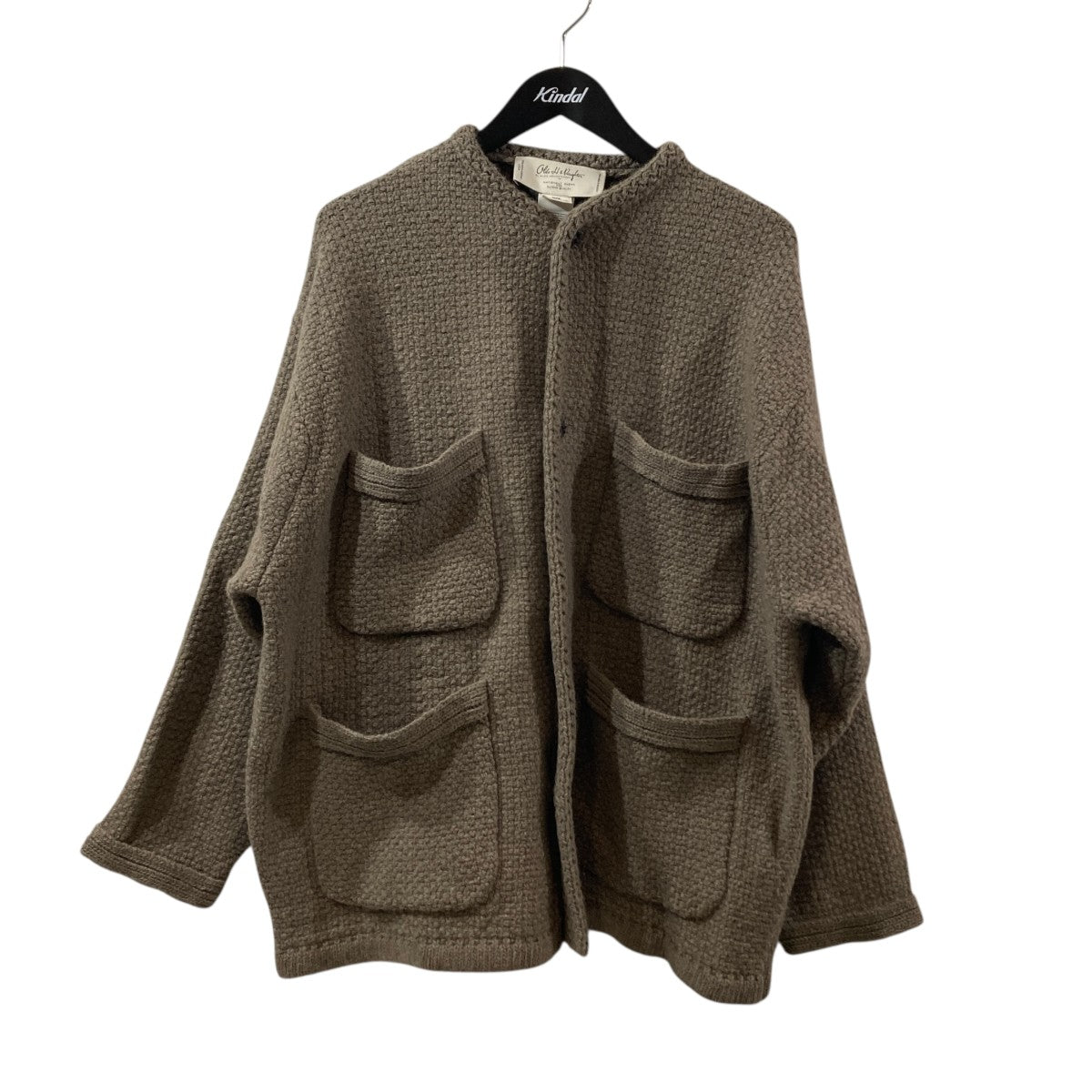 SLAB CASHMERE JACKETニットジャケット14155