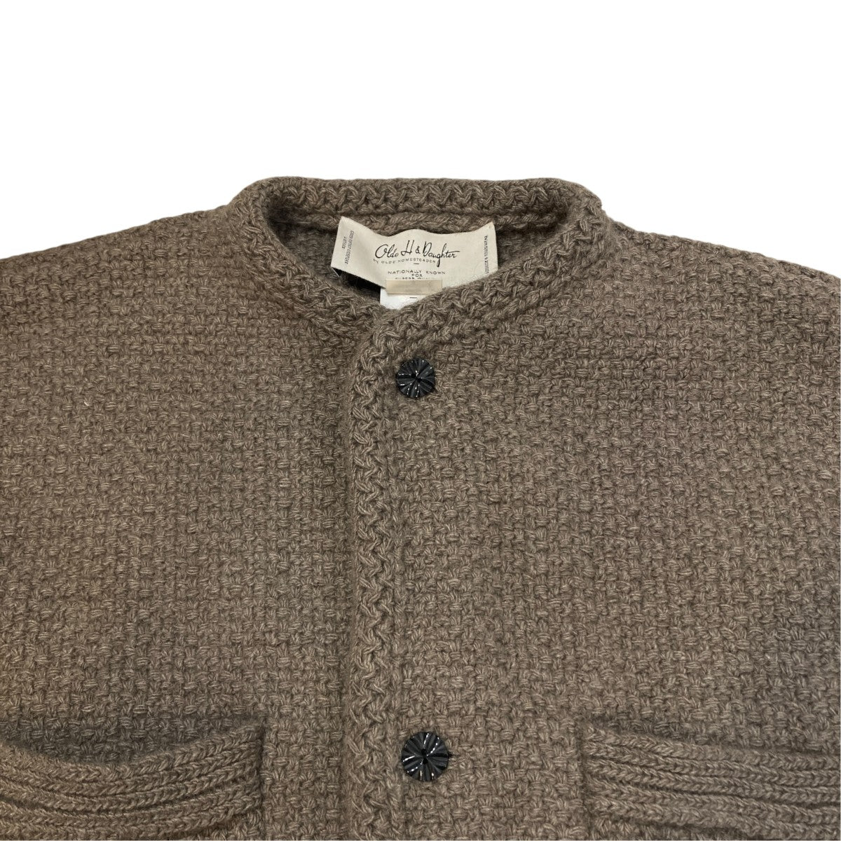 SLAB CASHMERE JACKETニットジャケット14155