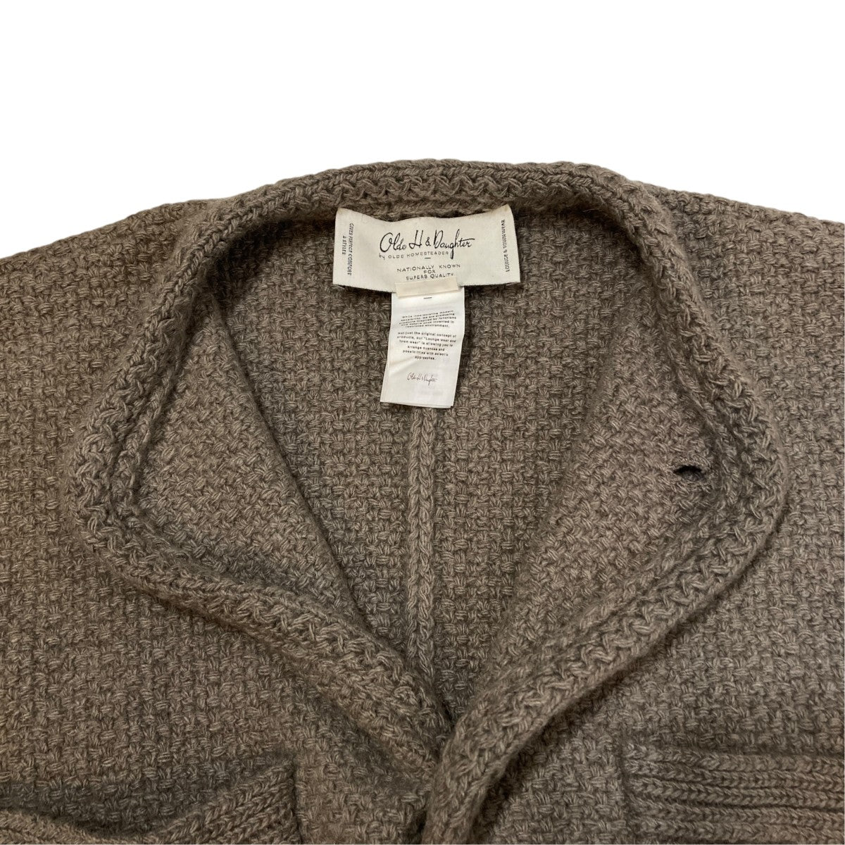 SLAB CASHMERE JACKETニットジャケット14155