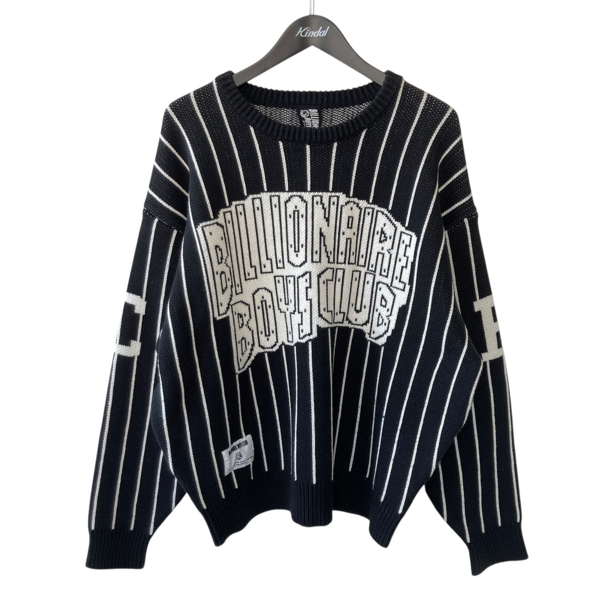 BILLIONAIRE BOYS CLUB STRIPE SWEATER BBCストライプニットセーターBBCJP243K008 古着・中古-1枚目のアイテム画像