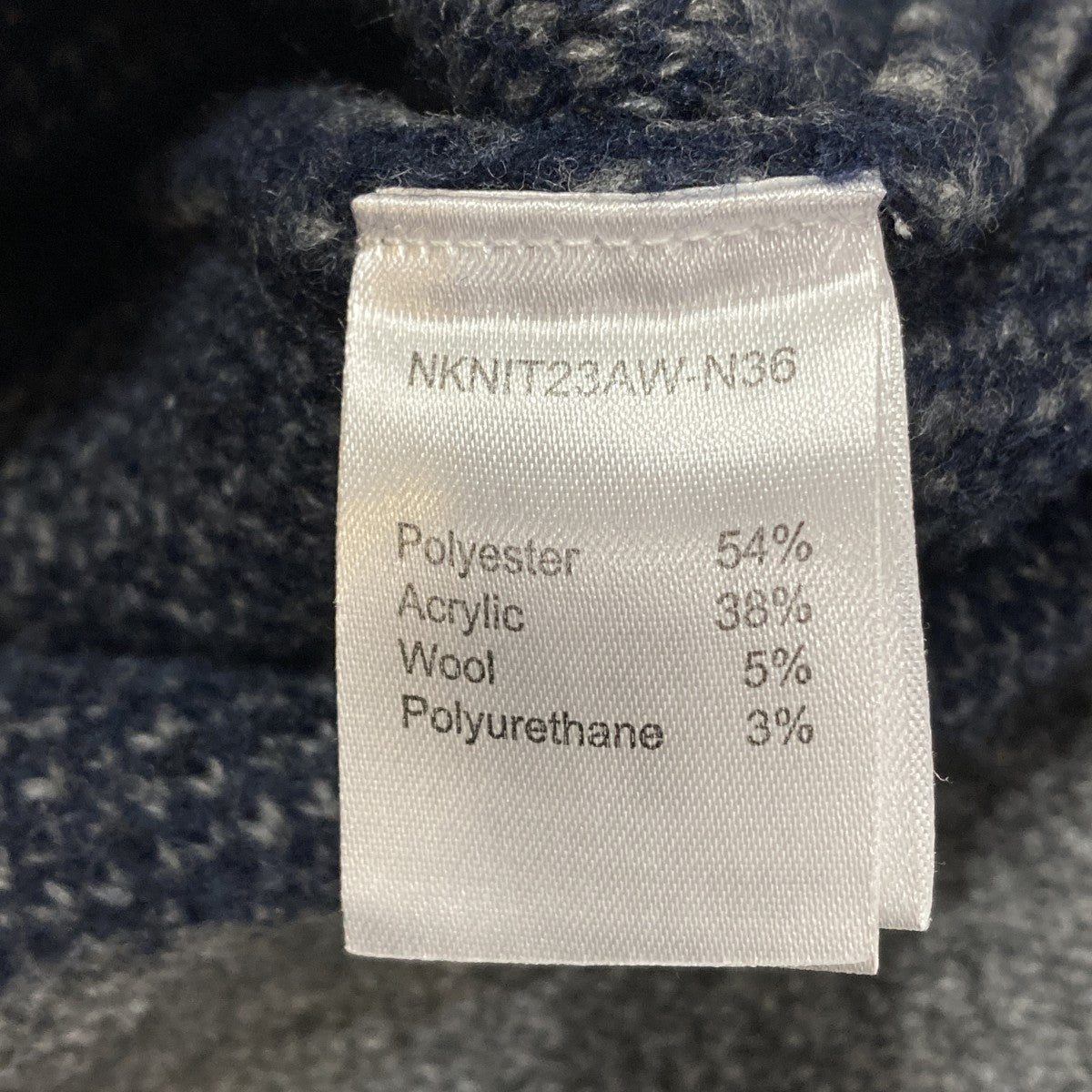pattern knitニットNKNIT23AW-N36