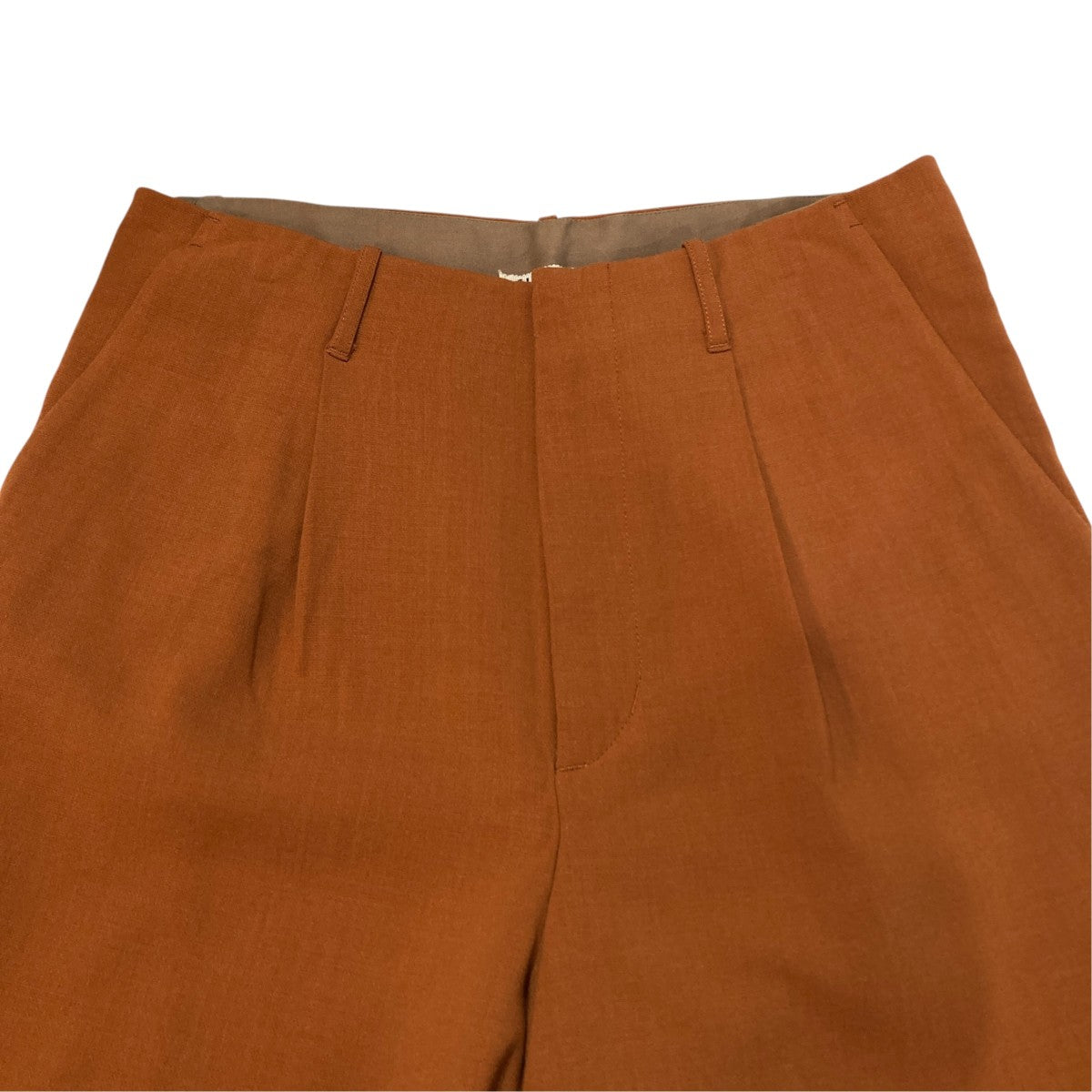 TENSE WOOL DOUBLE CLOTH WIDE SLACKSスラックスA21AP02WP