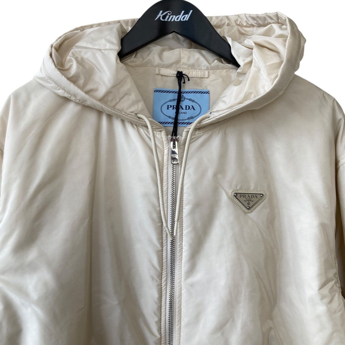 PRADA Re-Nylon PIUMA JACKETジップアップ中綿フーデッドブルゾン292212 古着・中古-3枚目のアイテム画像