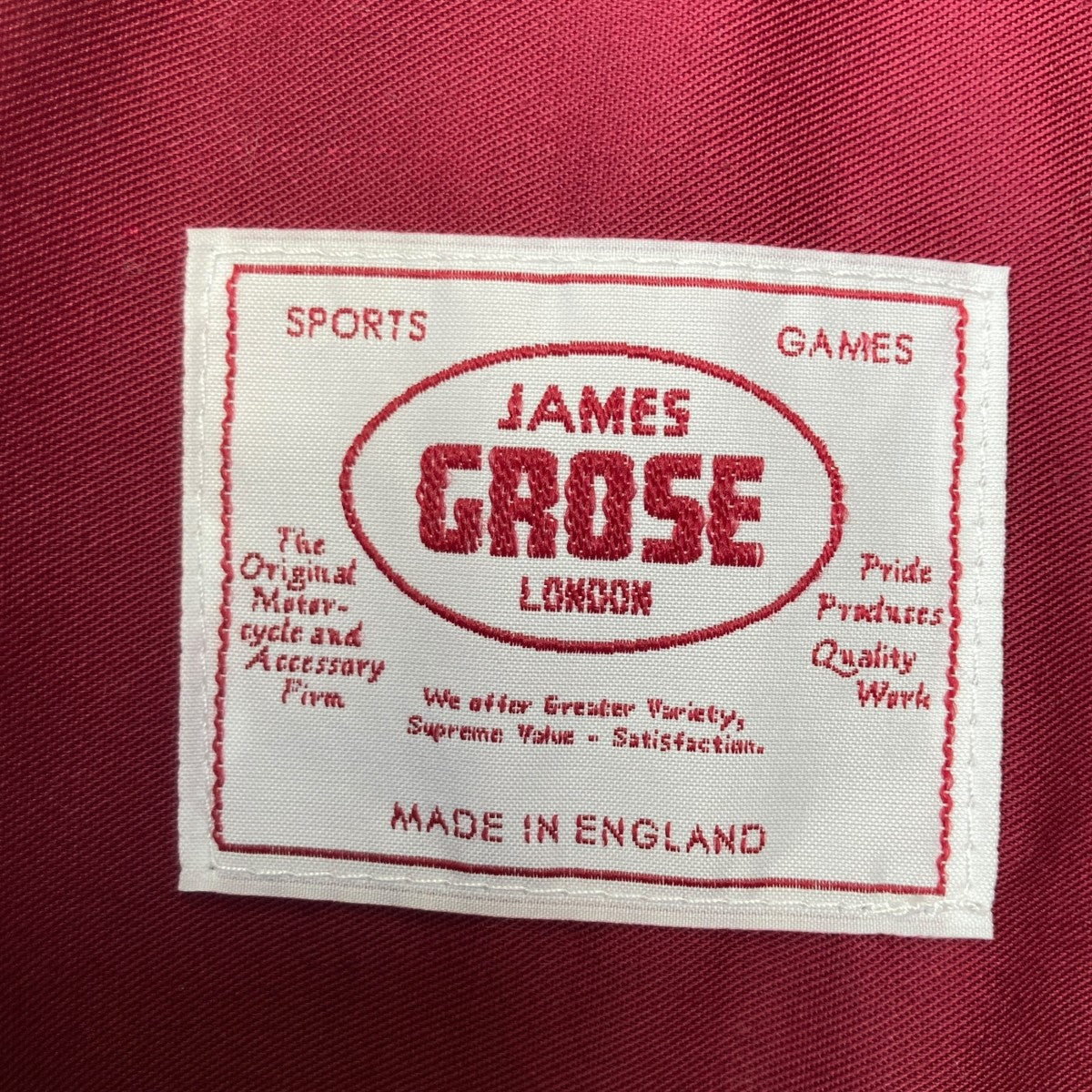 JAMES GROSE CARLTONレザージャケット 古着・中古-8枚目のアイテム画像
