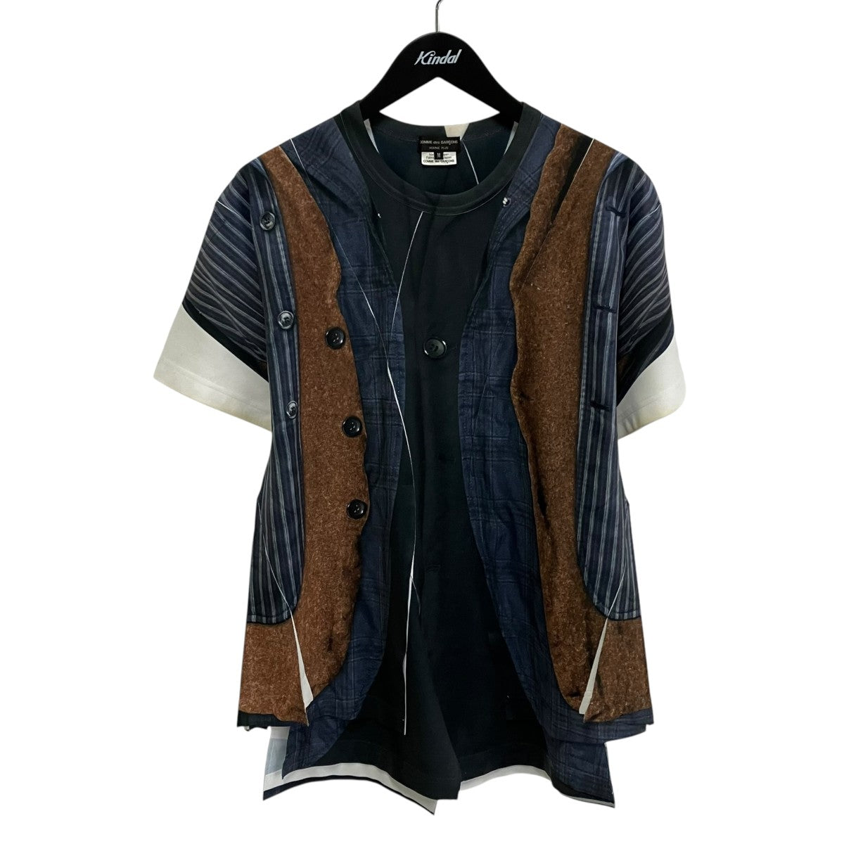 COMME des GARCONS HOMME PLUS 24SSトロンプルイユTシャツPM-T010 古着・中古-1枚目のアイテム画像