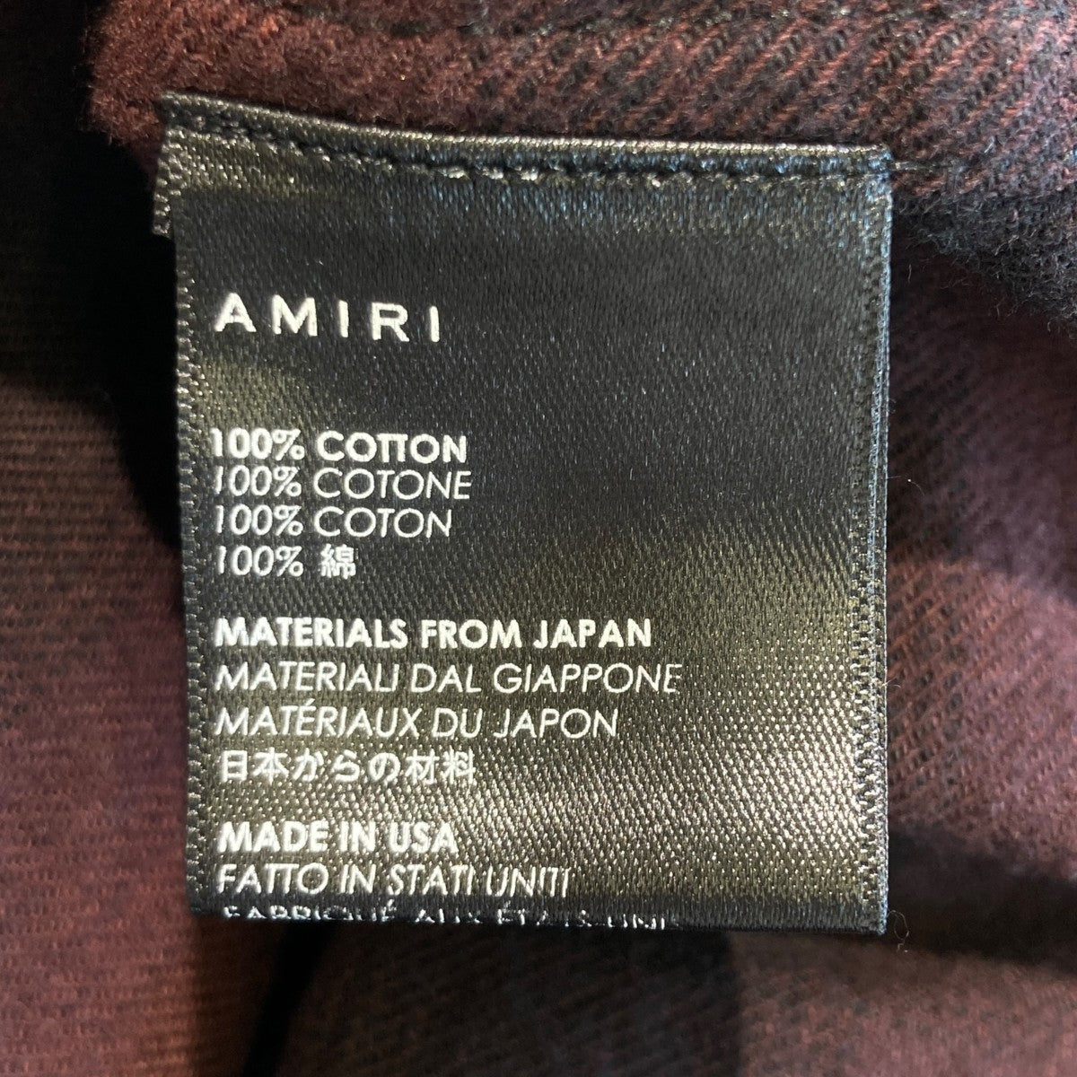 AMIRI(アミリ) 長袖シャツ レッド サイズ XL｜【公式】カインドオル