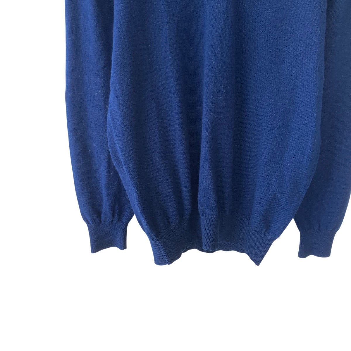MIU MIU(ミュウミュウ) ロゴVネックニットMML692 MML692 ブルー サイズ