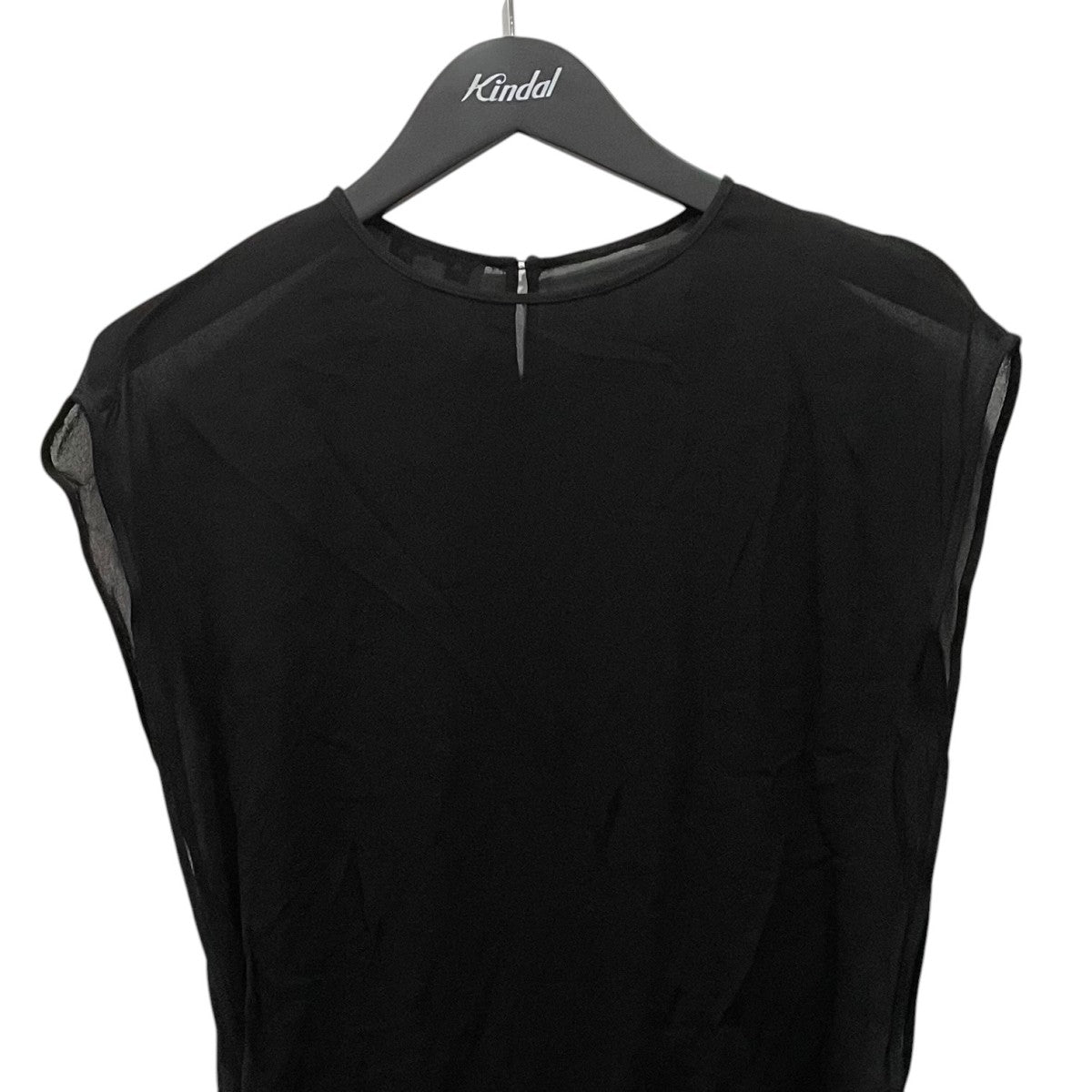 ALAIA Georgette BodysuitボディスーツAA9H0492T666A 古着・中古-2枚目のアイテム画像