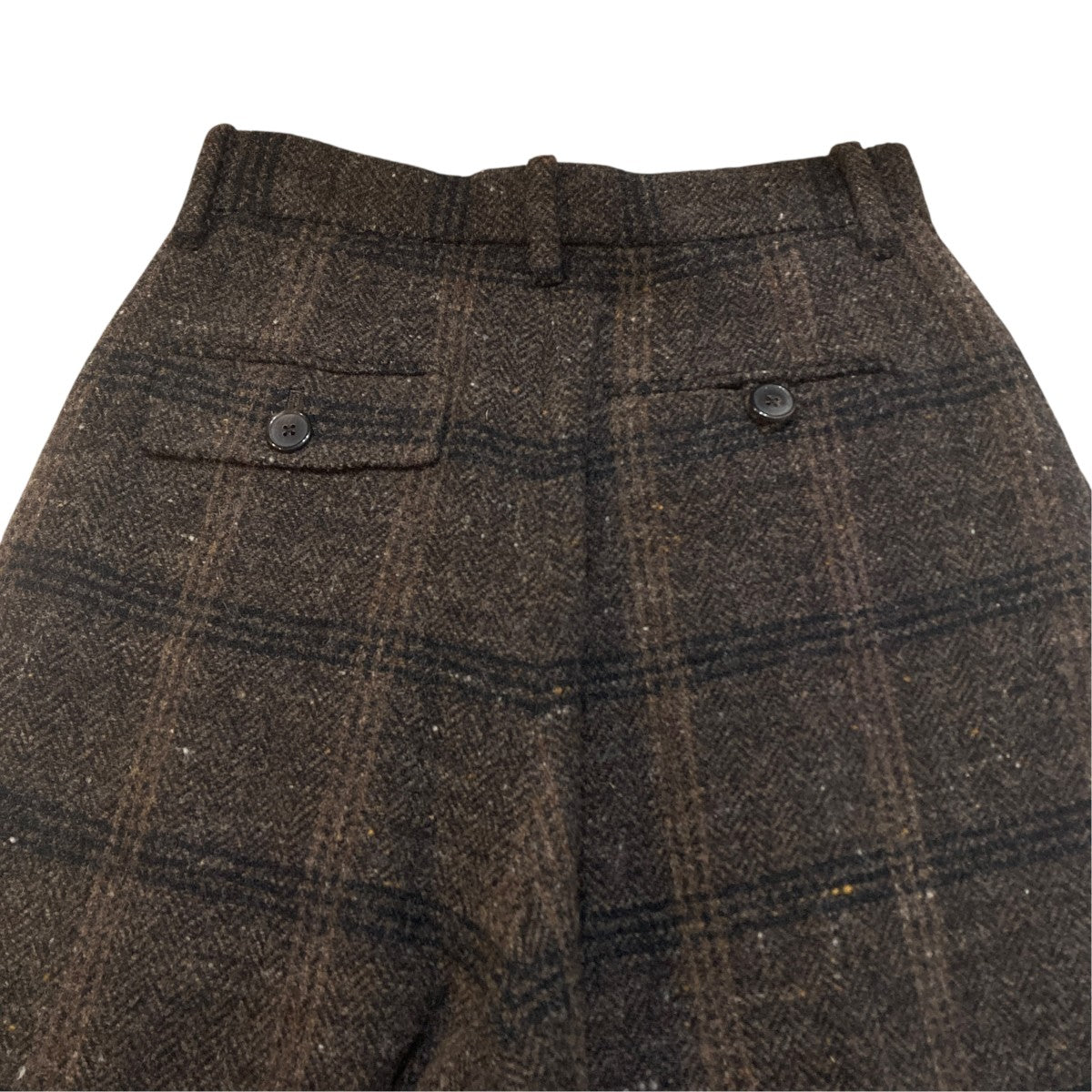 laid Nep Tweed DAD PANTSチェックチェックパンツFU-O-PT003