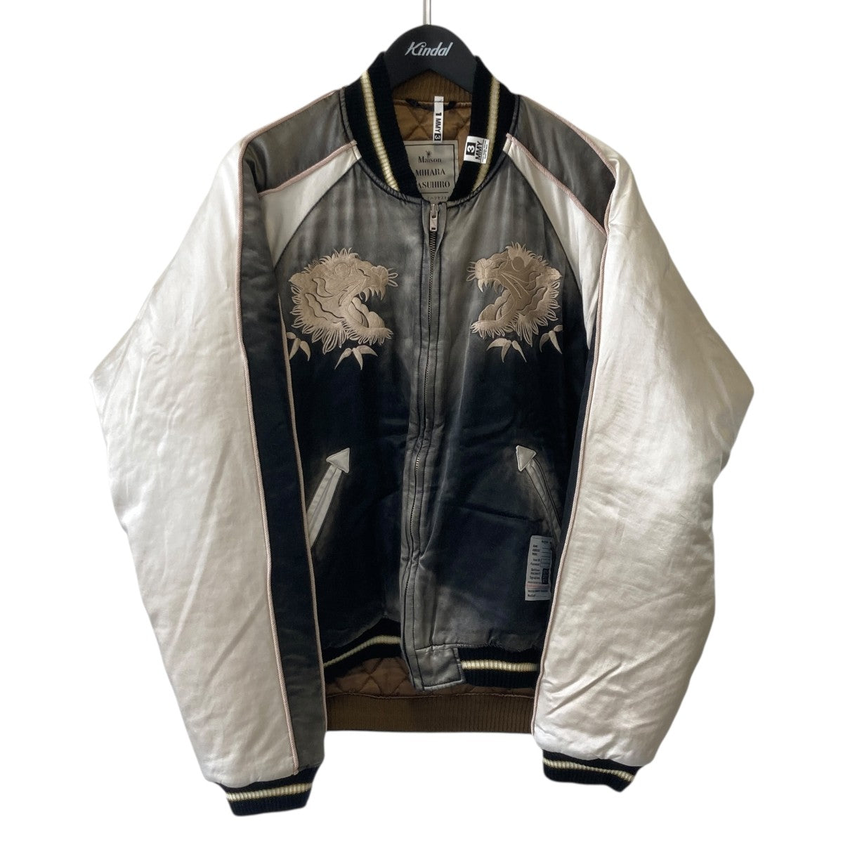 Maison MIHARA YASUHIRO SOUVENIR JACKETスカジャンJ13BL141 古着・中古-1枚目のアイテム画像