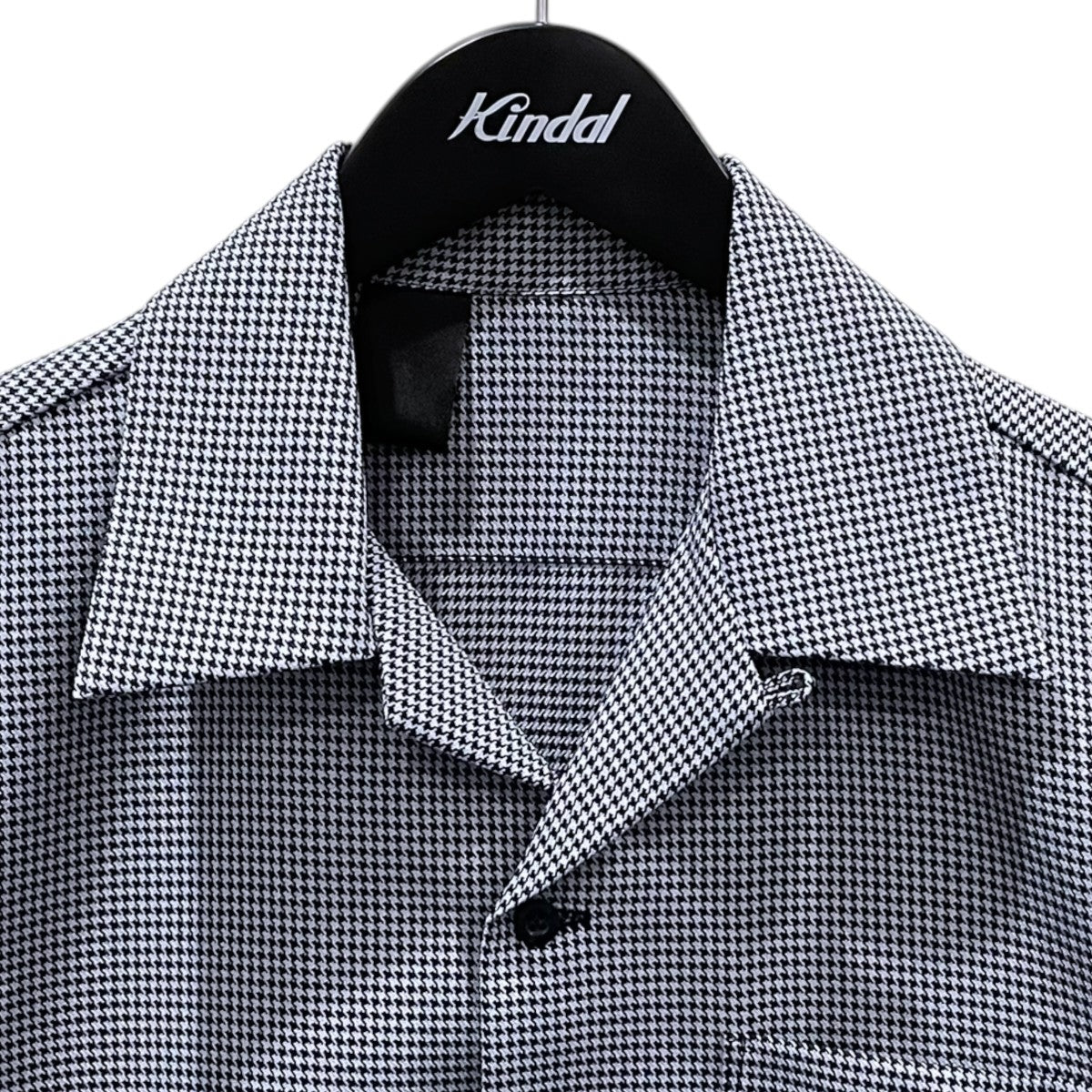 N．HOOLYWOOD 24SS ハウンドトゥースチェック柄オープンカラー半袖シャツ HALF SLEEVE SHIRT ハーフスリーブシャツ 2241-SH54-002 古着・中古-3枚目のアイテム画像