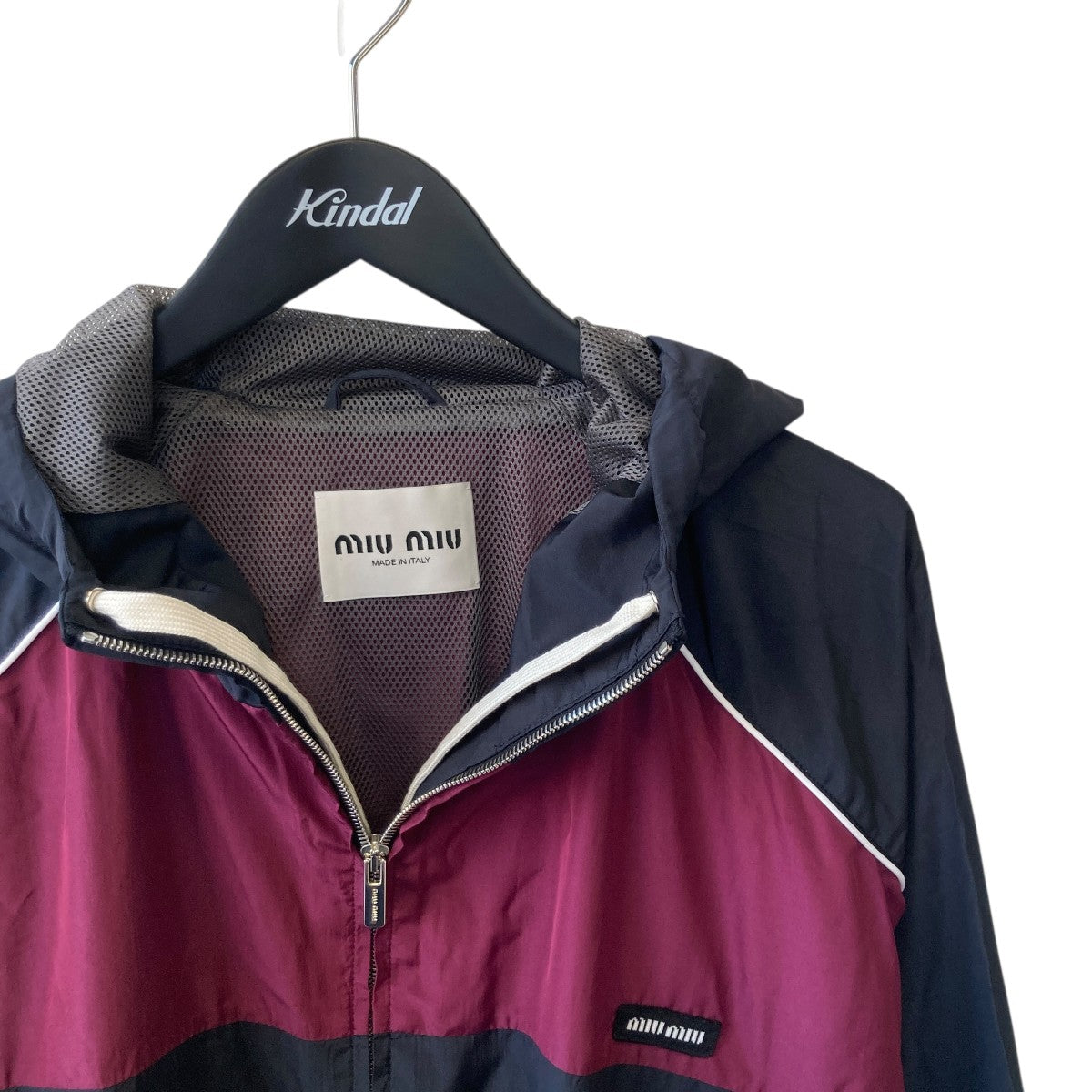 MIU MIU テクニカルシルクジップブルゾンML1220 古着・中古-3枚目のアイテム画像